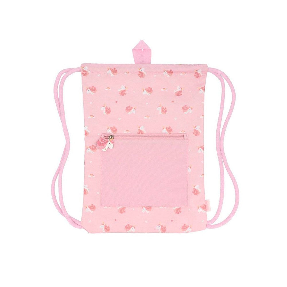 Mochila Saco Impermeable Tutete Magical Unicorn Personalizable