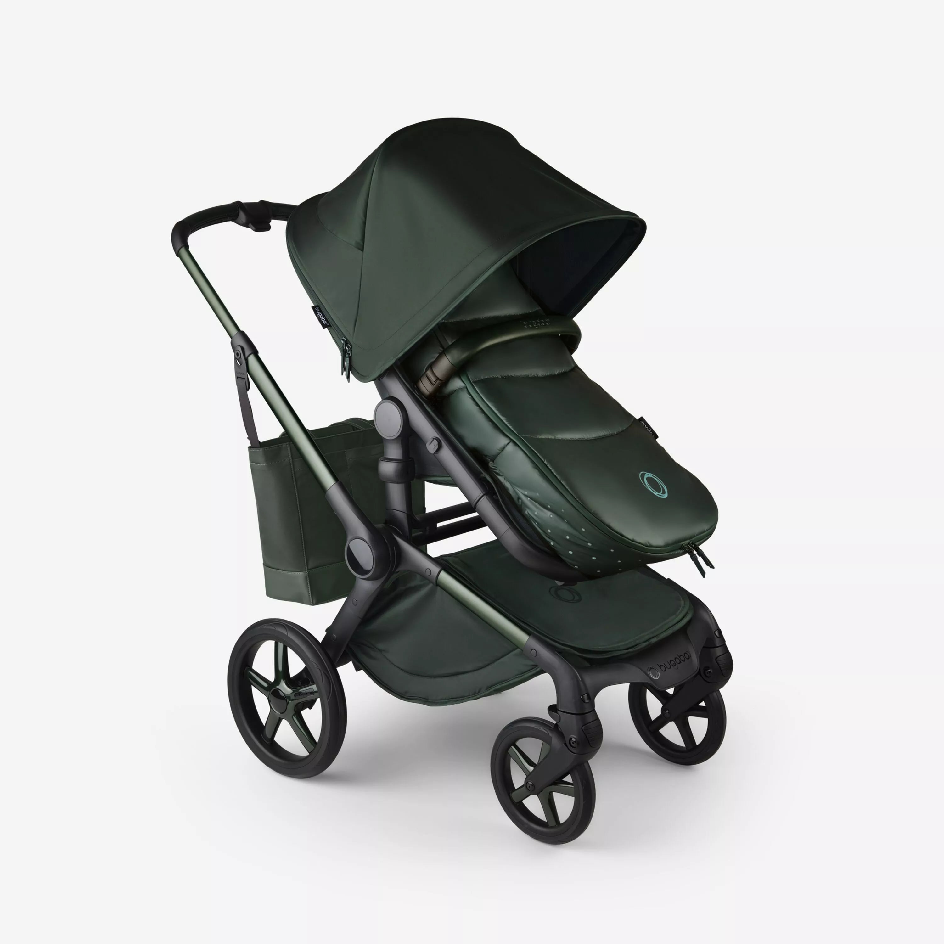 Cochecito DUO Bugaboo Fox 5 Ed. Limitada Verde Medianoche