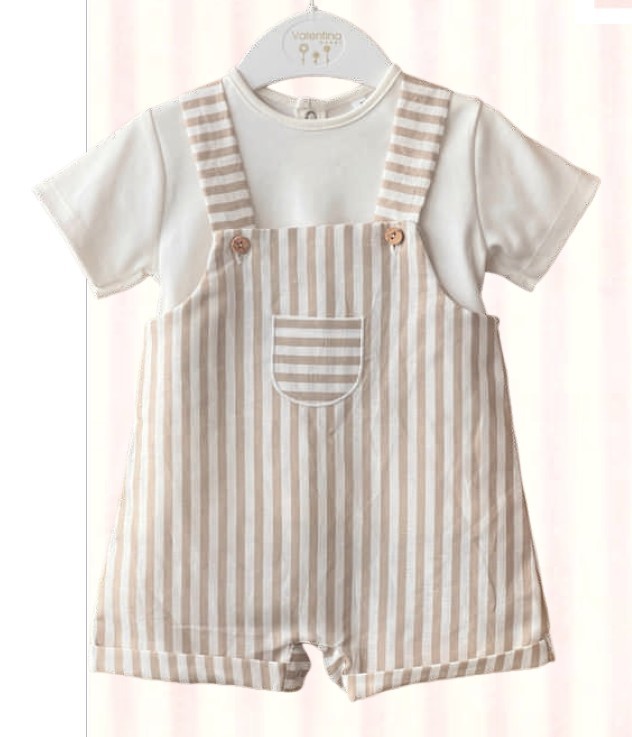 Peto y camiseta Valentina Roma arena