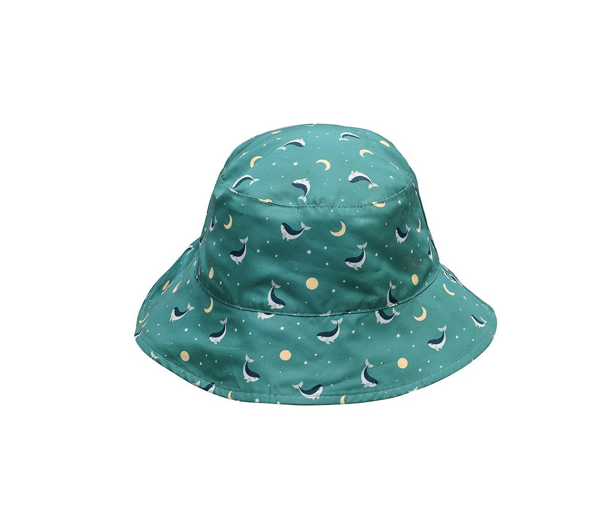 Gorro Reversible Monnëka Whale Teal