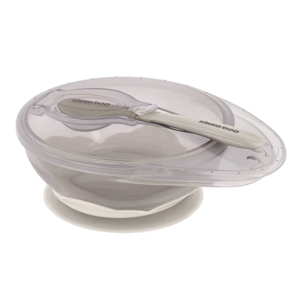 Set Cuenco con ventosa Kikka Boo y cuchara