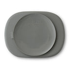 Plato compartimentado de silicona Interbaby con tapa y ventosa