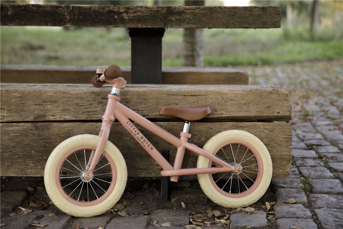 Bicicleta de equilibrio Little Dutch Rosa Mate