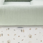 Minicuna Tijera Madera Cambrass Greeny Verde/Blanco