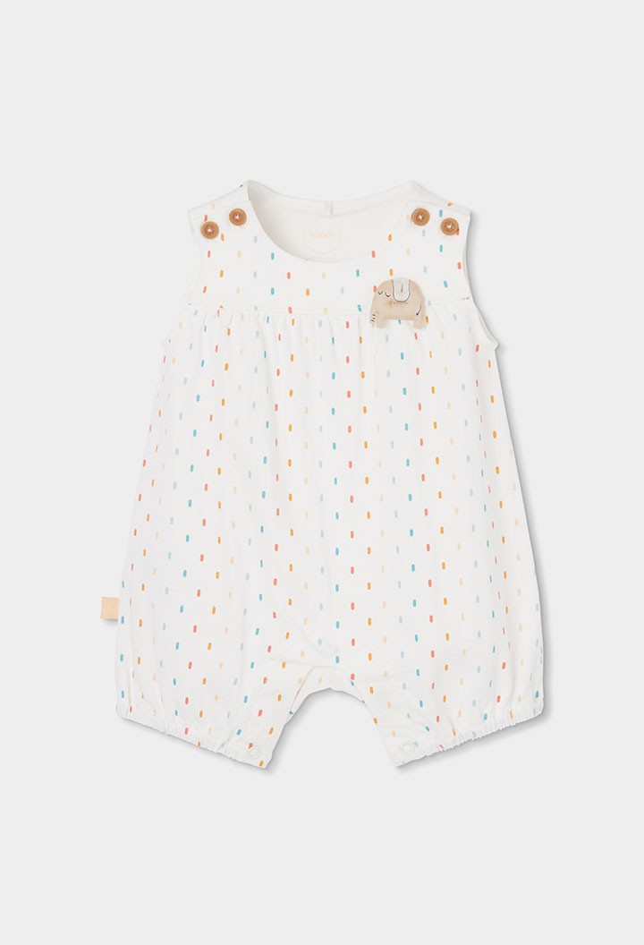 Pelele Boboli punto con estampado
