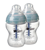 Biberón Tommee Tippee tubo y Valvula Anticólico Avanzado 260 ml x 2 unidades