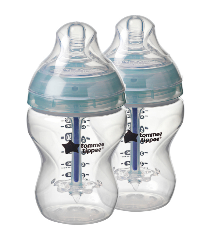 Biberón Tommee Tippee tubo y Valvula Anticólico Avanzado 260 ml x 2 unidades
