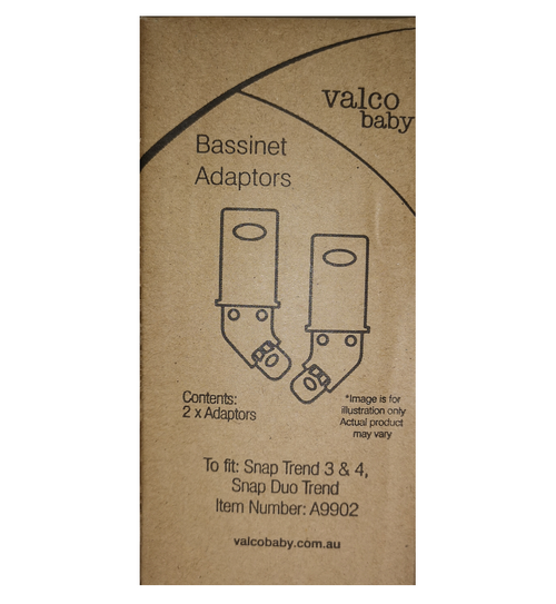 Adaptador Valco Baby Snap Trend 3/4 y Snap Duo Trend para Capazo
