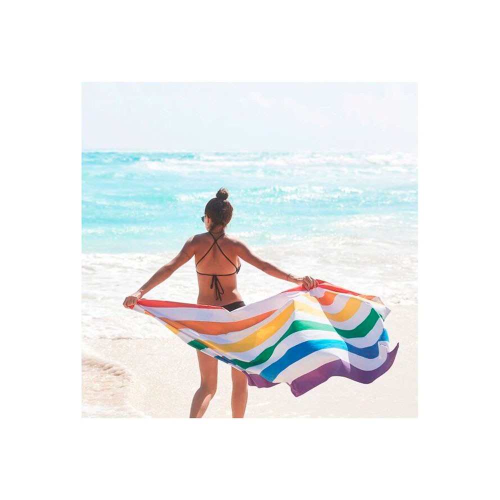 Toalla DOCK & BAY anti arena SUMMER RAINBOW SKIES XL