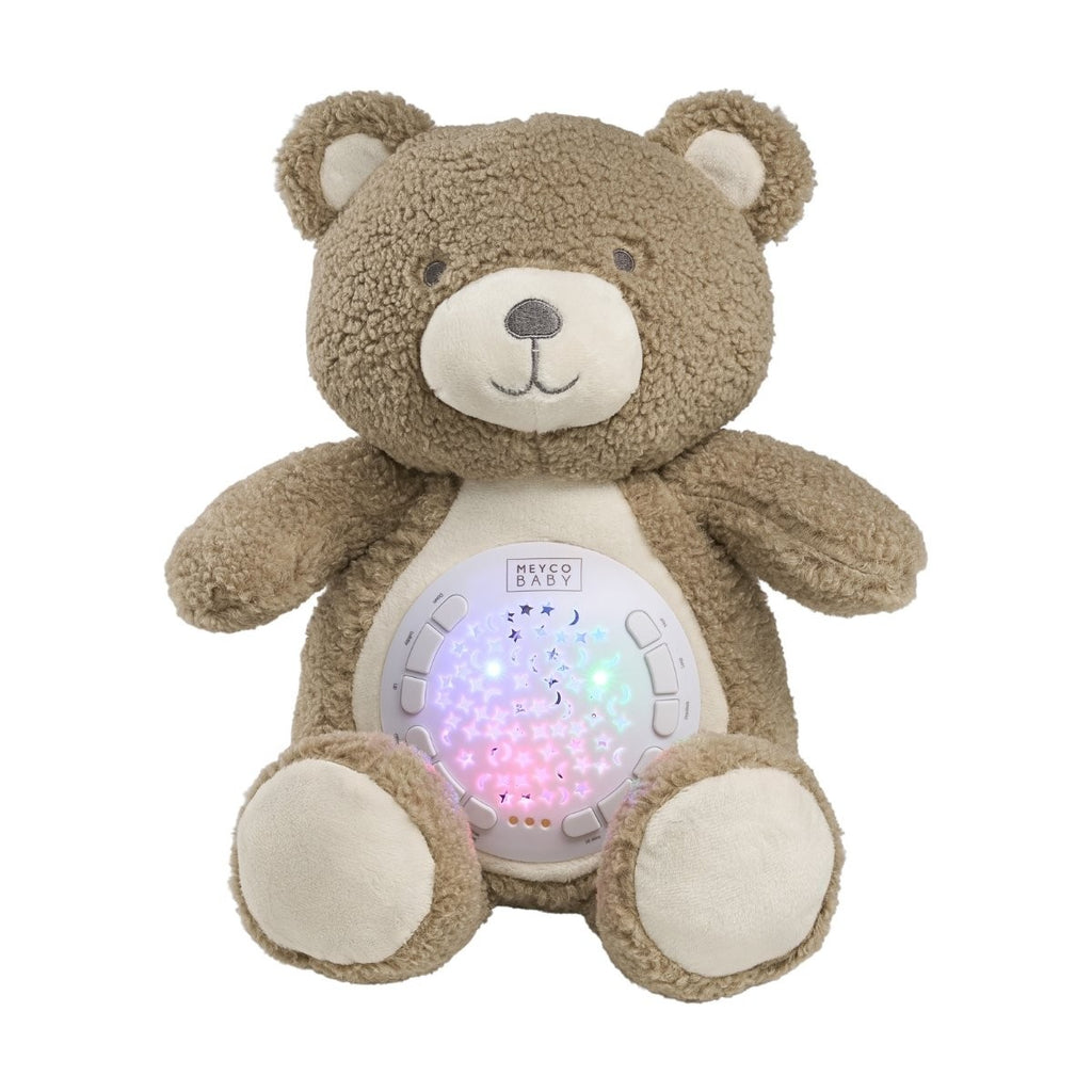 Muñeco Meyco Deluxe Bear Warm Brown con sonido noche