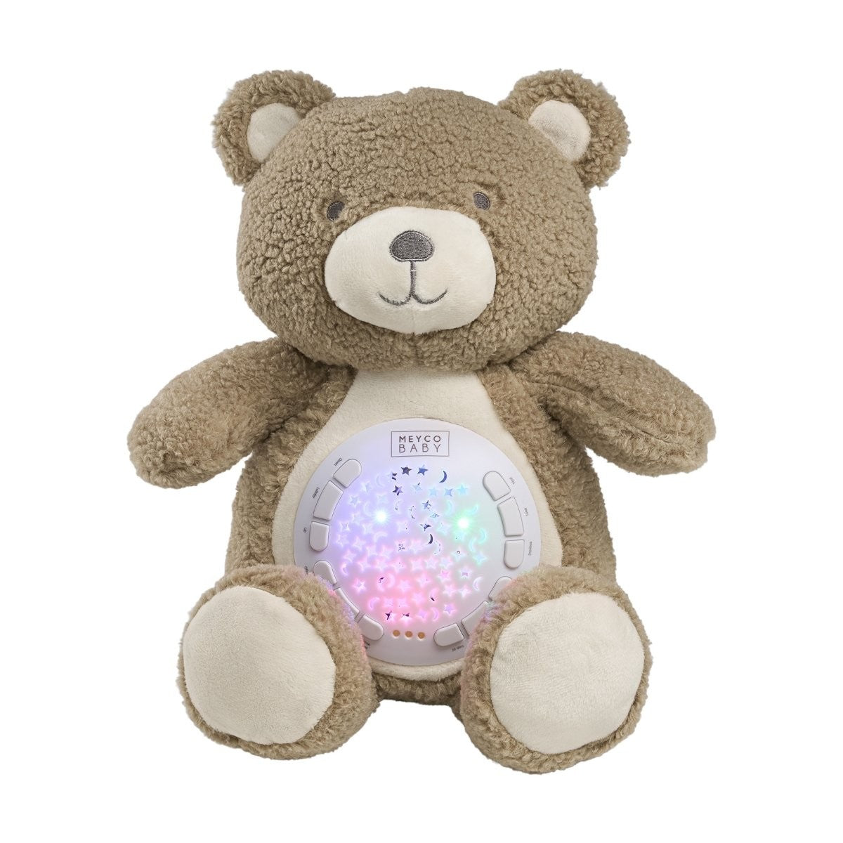 Muñeco Meyco Deluxe Bear Warm Brown con sonido noche
