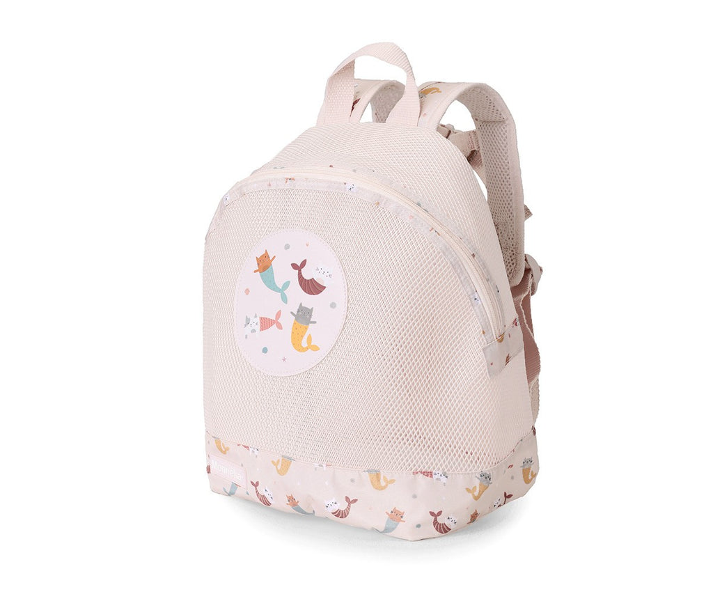 Mochila Infantil Antiarena Monnëka Mermaid Cats