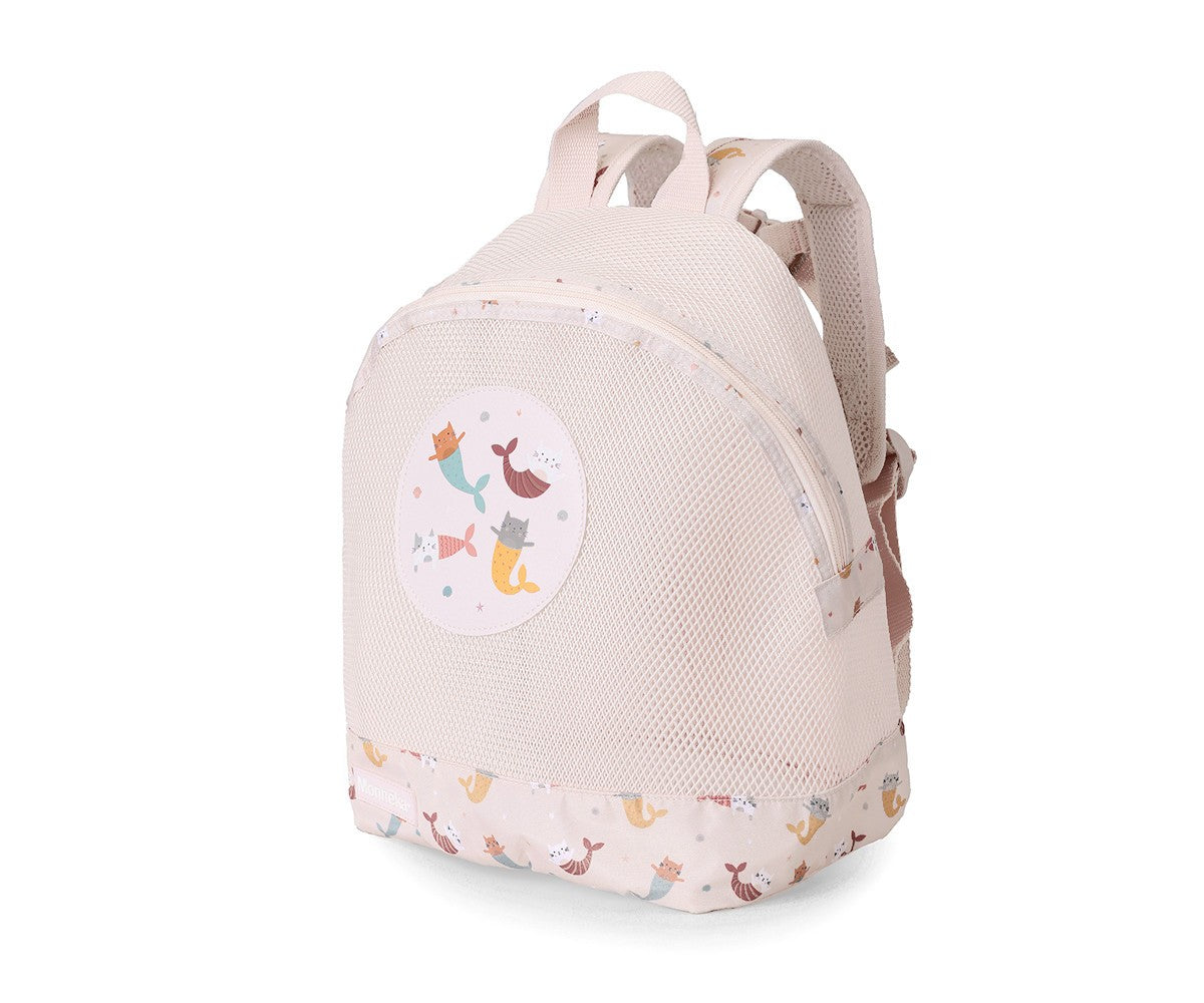 Mochila Infantil Antiarena Monnëka Mermaid Cats