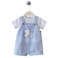 Peto y camiseta Valentina Blue Rabbit