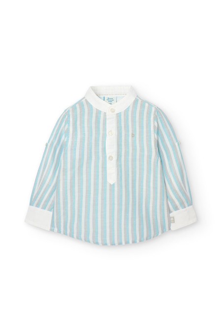 Camisa Boboli lino listada