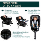 Silla Auto Chicco SEAT105 i-Size 40-105 cm 0-1