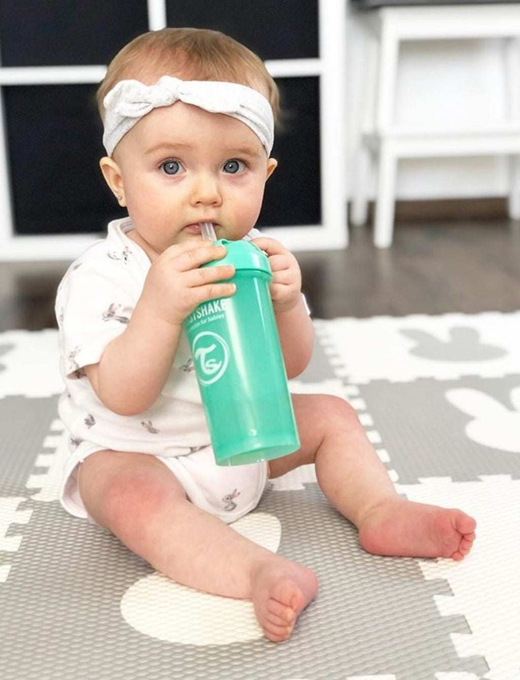 Botella con pajita Twistshake Straw Cup 360ml 6+