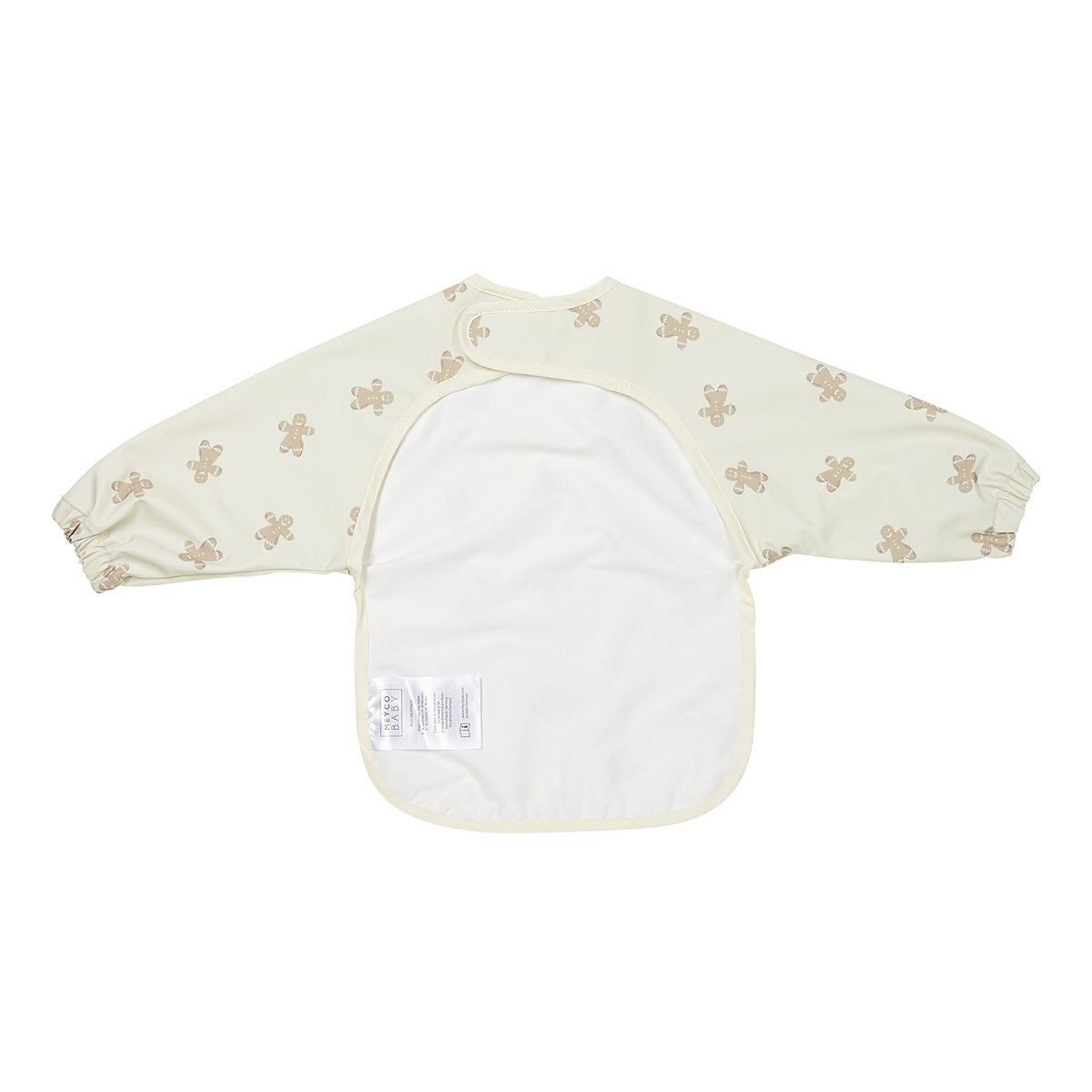 Babero con mangas Meyco Gingerbread Soft Sand