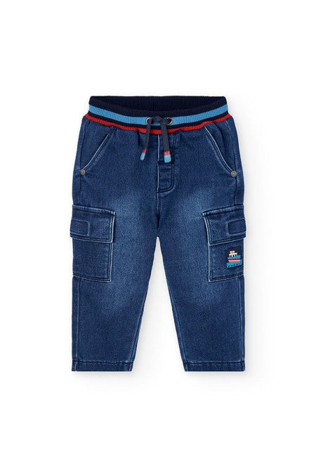 Pantalón denim Boboli punto