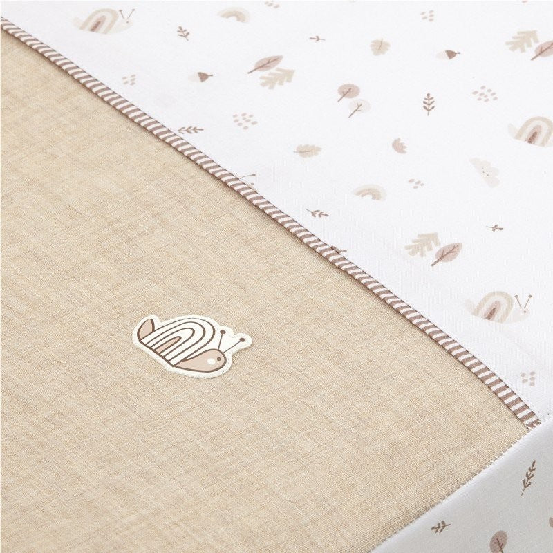 Colcha y Protector Cuna Cambrass Greeny 60x120cm