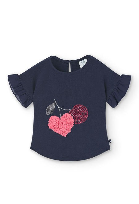 Camiseta Boboli punto elástico