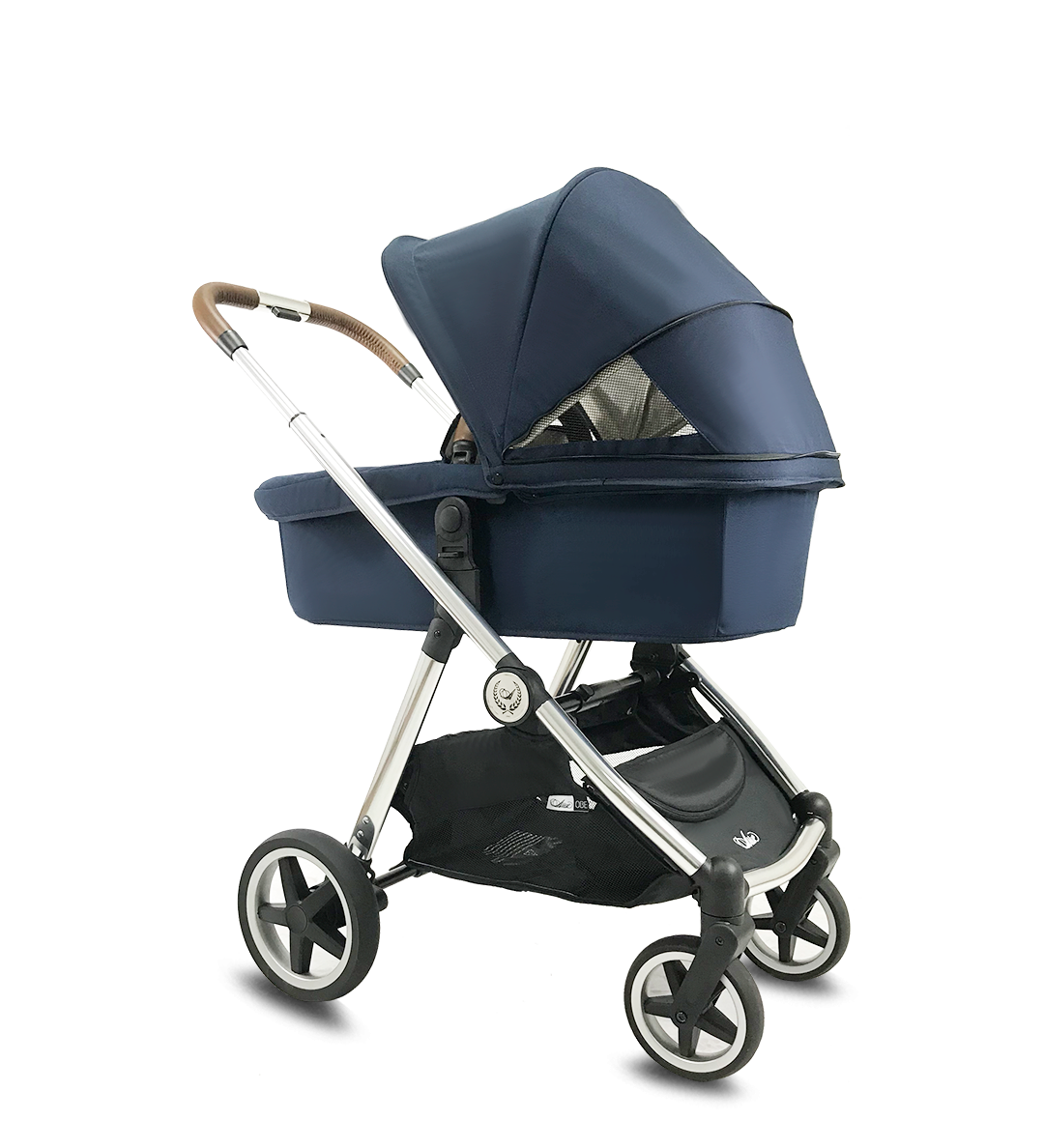 Cochecito duo Arrue OBE con plastico de lluvia