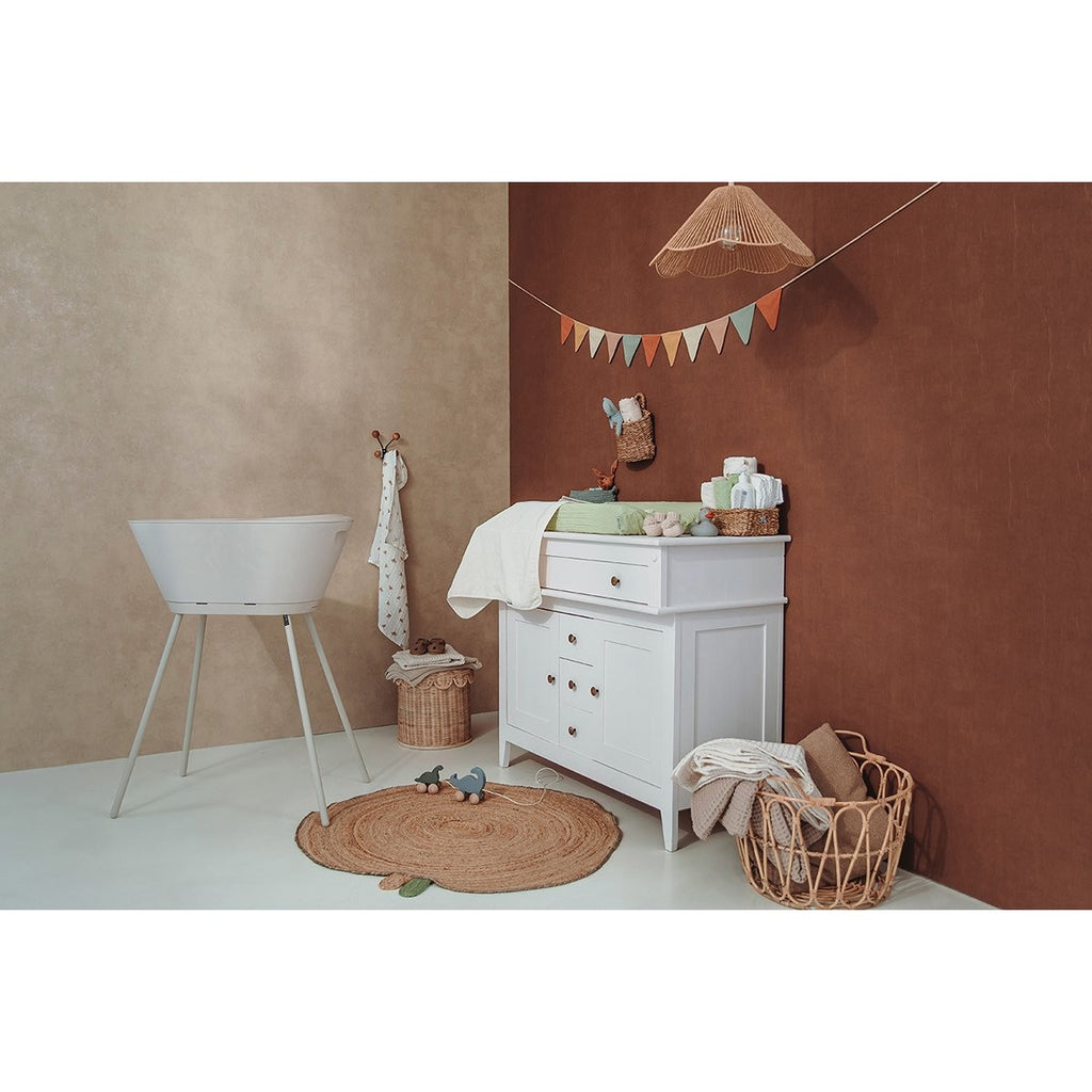 Muselina Lav. Mediana Meyco Gingko Off White Sand Pack 2