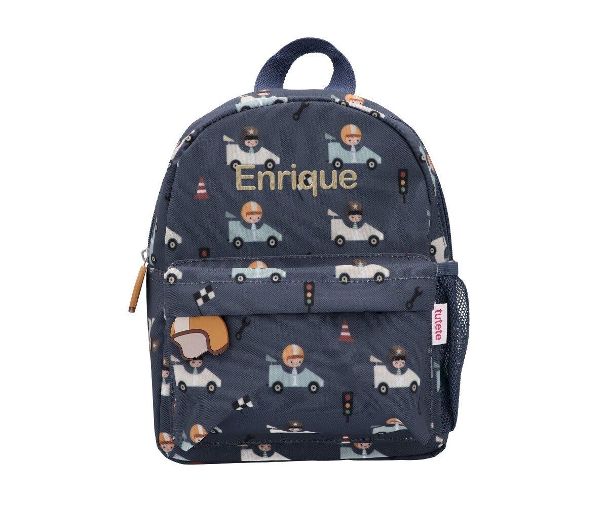 Mochila Tutete Infantil Speed Racers Personalizable