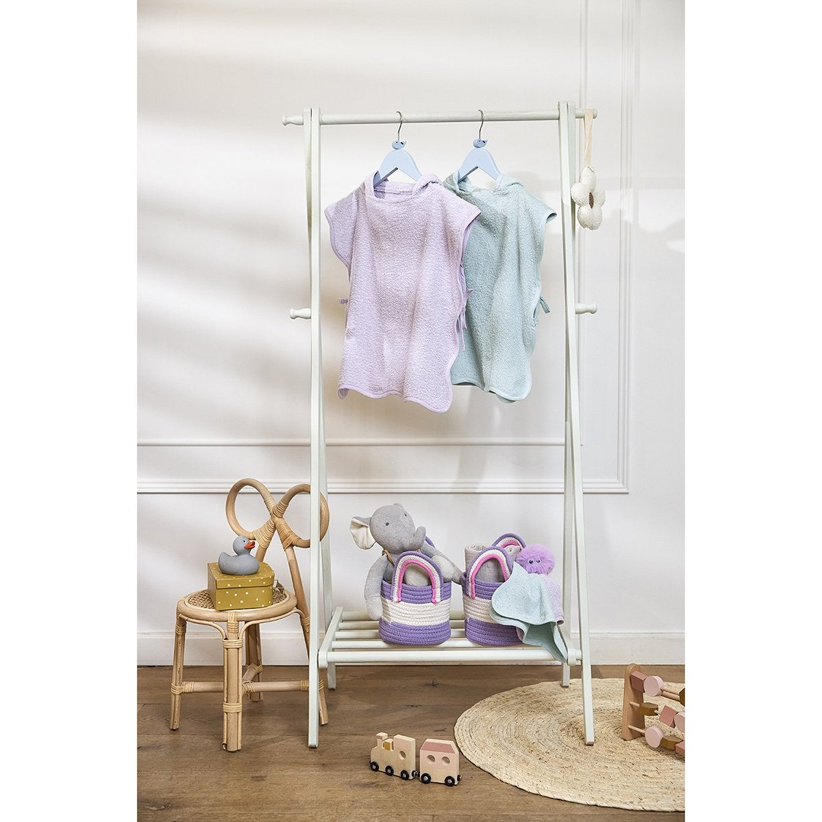 Poncho De Baño Meyco Terry Wavy