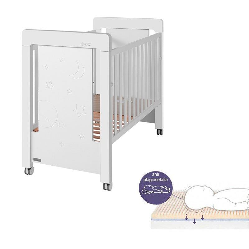 Cuna MICUNA MAGIC MUM 120 x 60 con relax system + led system for cromotherapy  con colchón opcional