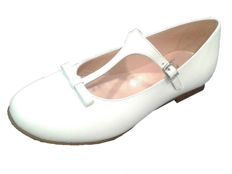Zapato Landos piel sedalina blanco