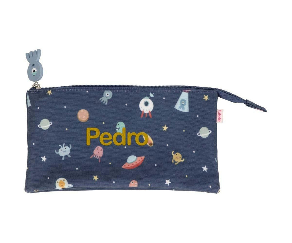 Estuche 3 Compartimentos Tutete The Martians Personalizable