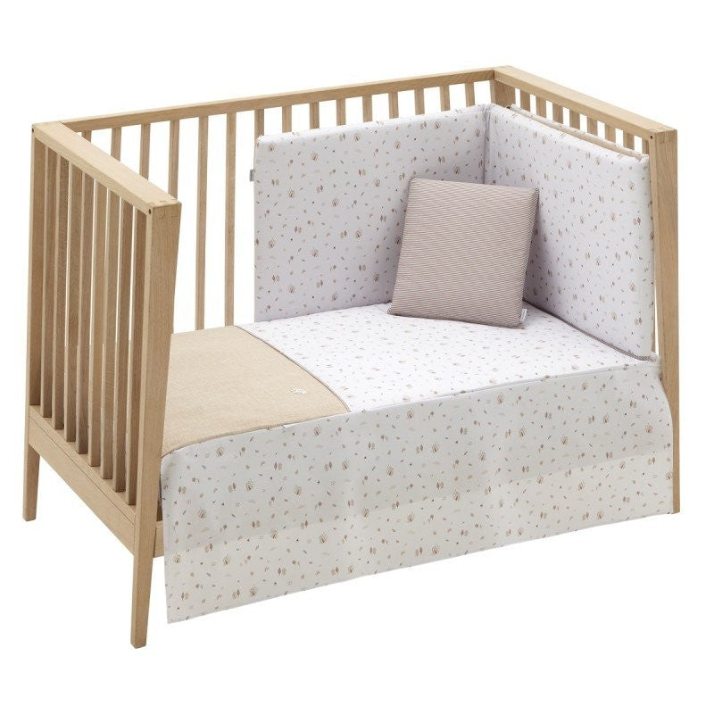 Colcha y Protector Cuna Cambrass Greeny 60x120cm