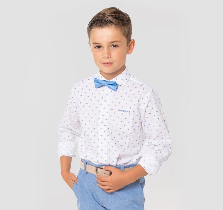 Camisa Spagnolo cutaway pop. estampado 4099