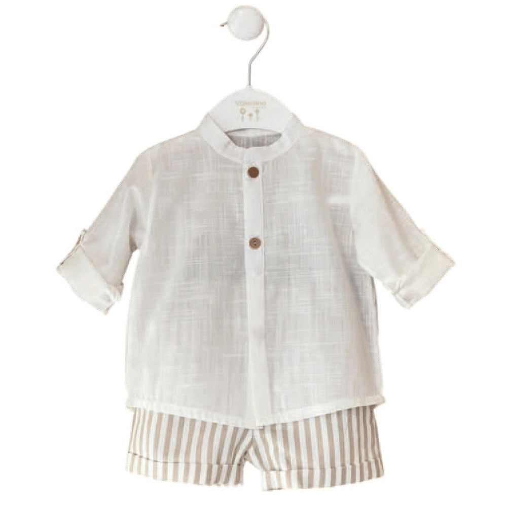 Pantalón y camisa Valentina Roma arena