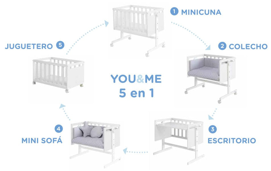 Minicuna colecho MICUNA You and Me Plus 5 en 1