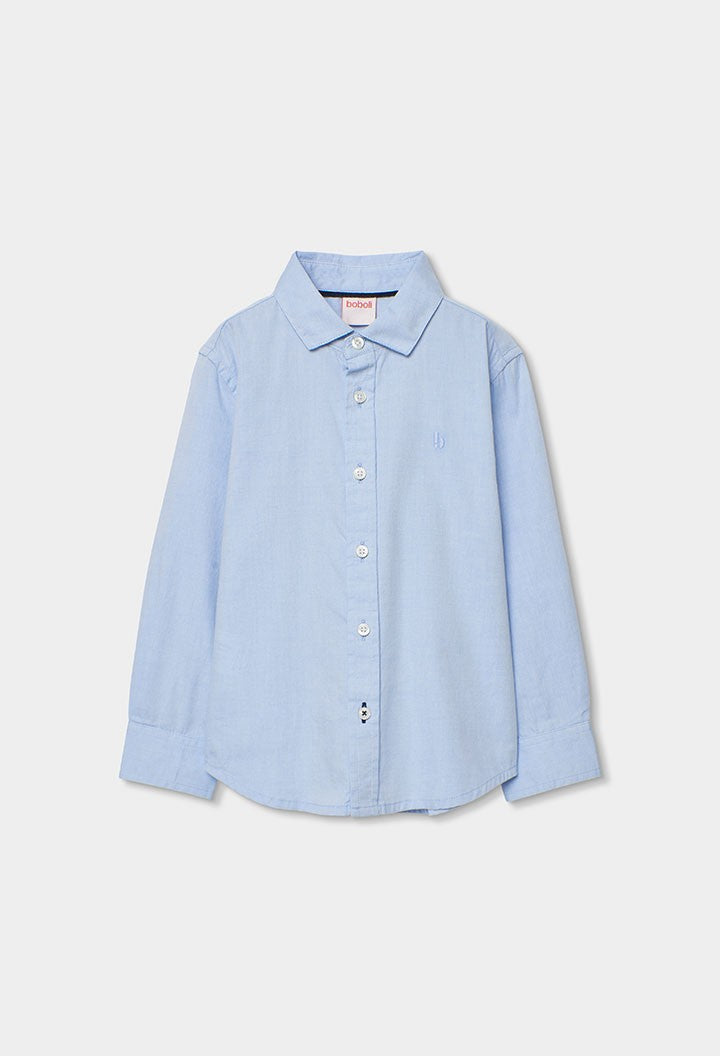 Camisa Boboli oxford con manga larga