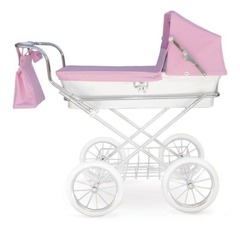 Cochecito de muñecas Bebelux Minidonosti Rosa PERSONALIZABLE