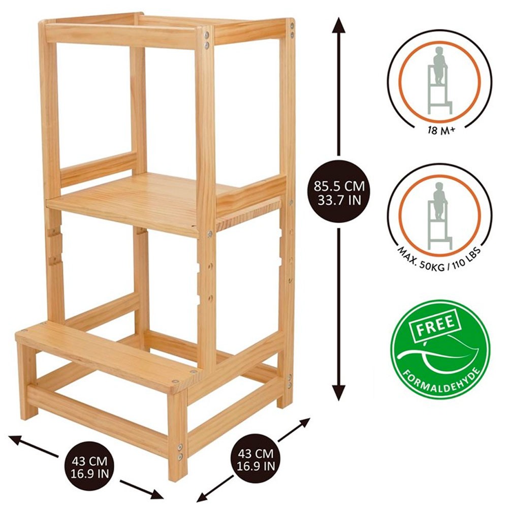 Torre de aprendizaje CLiFF Natural Montessori