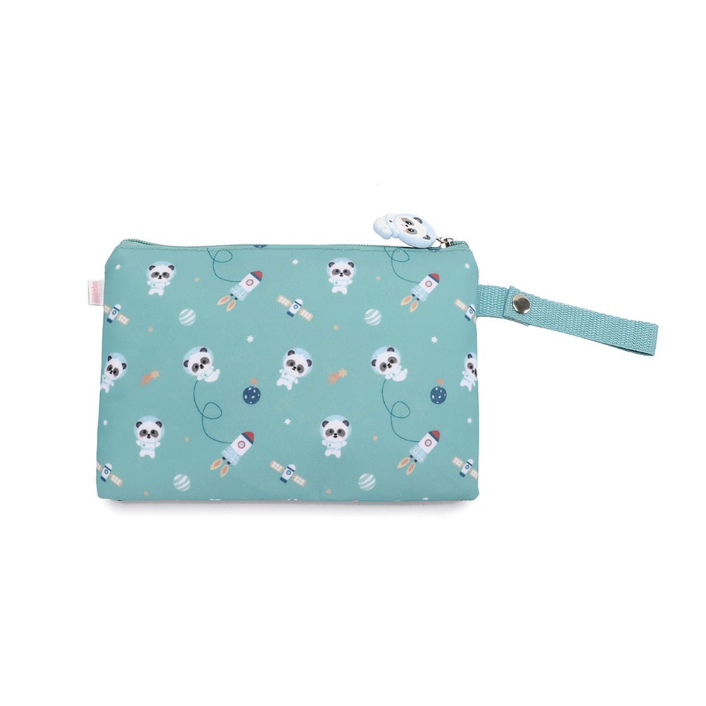 Funda para bocadillo Tutete Pandas in Space Personalizable