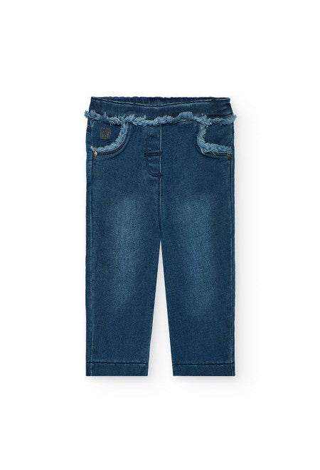 Pantalón denim Boboli punto
