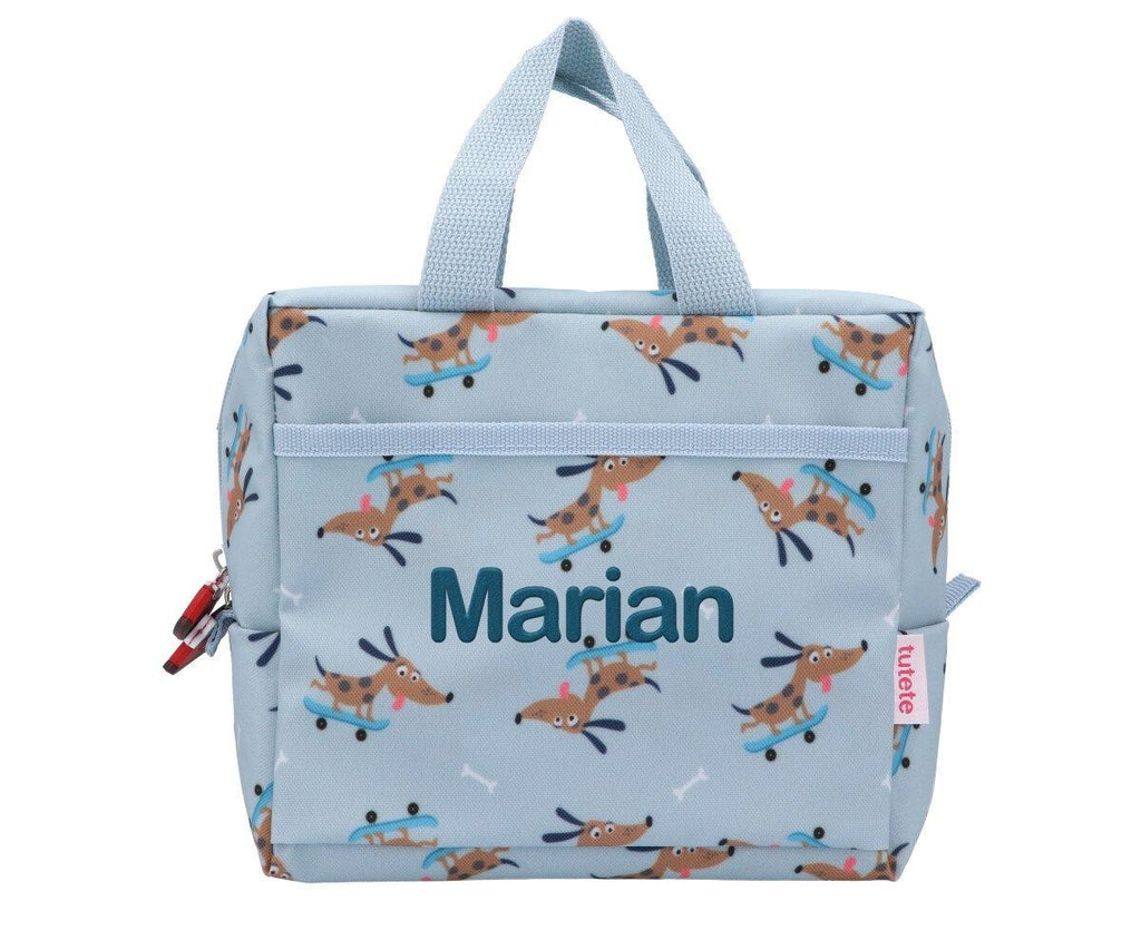Bolsa Merienda Térmica Tutete Skater Dog Personalizable