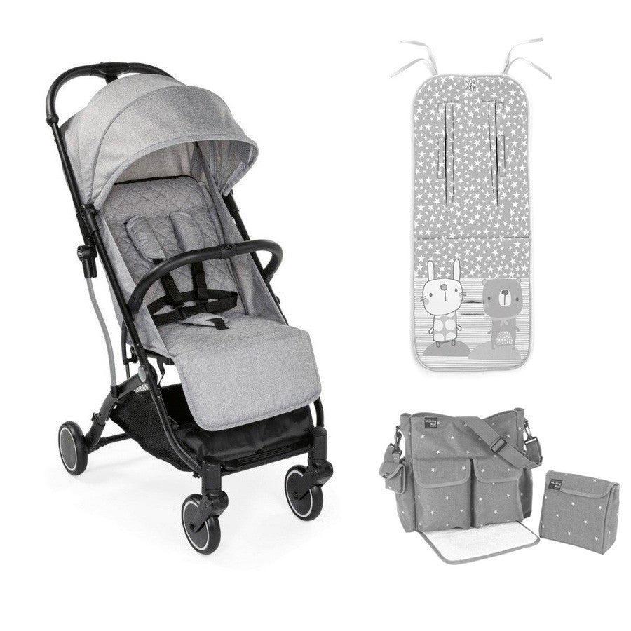 PACK Silla Paseo Chicco TrolleyMe con bolso y colchoneta