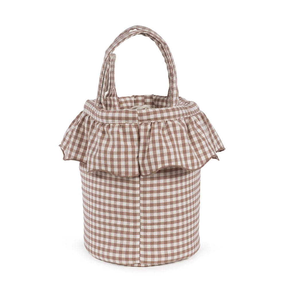 Bolso Bucket Walking Mum Praliné Vichy
