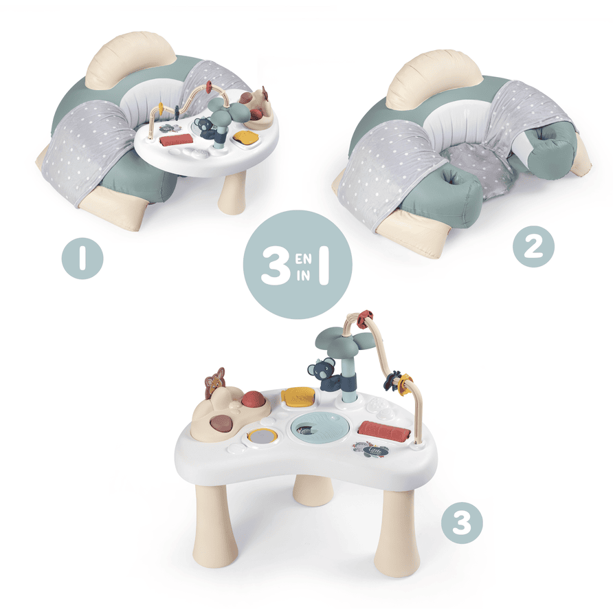 Asiento Smoby con mesa Activity Cosy