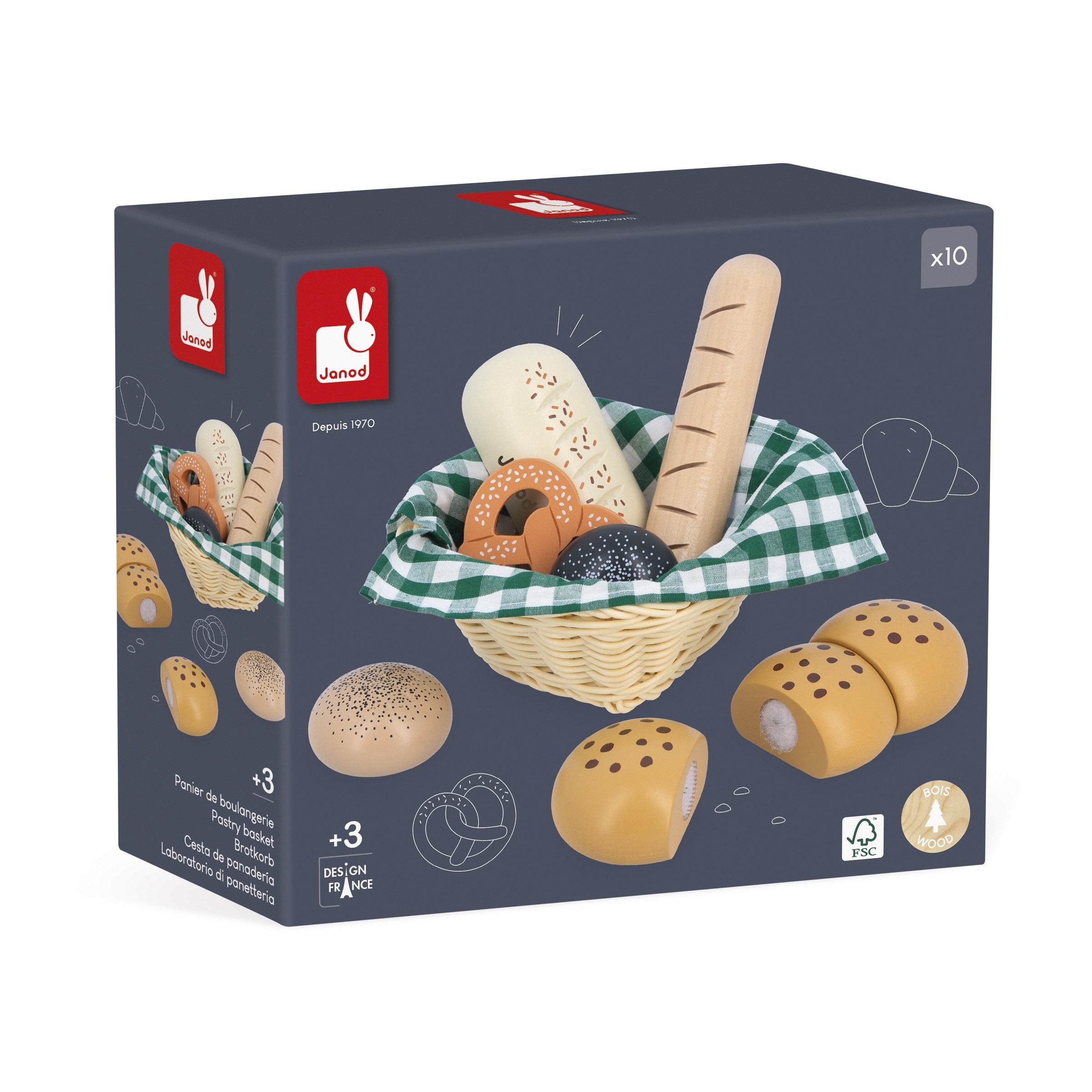 Cesta de Panadería Janod Abuelita Alegre