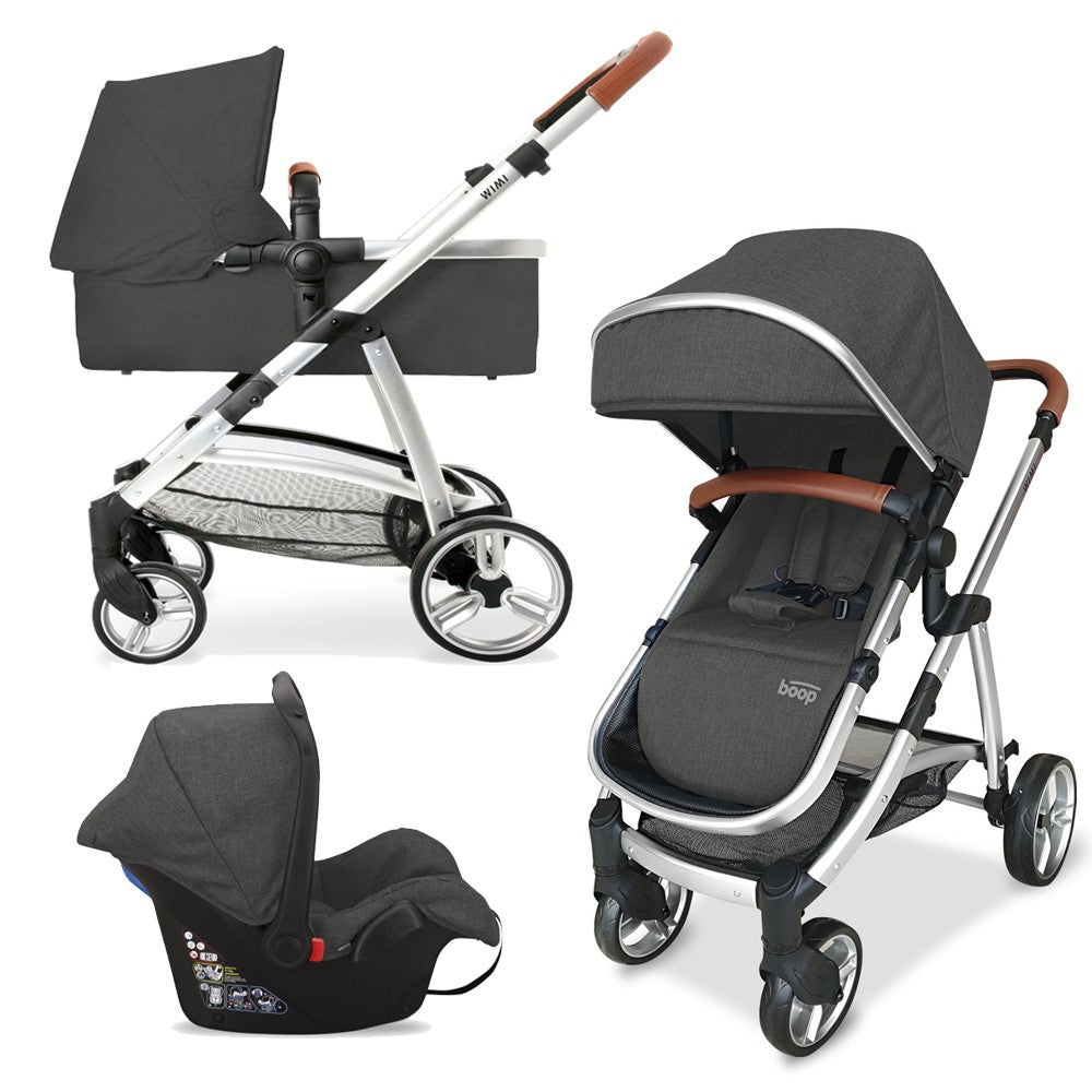 PACK I-SIZE Cochecito TRIO ASALVO WIMI con Be Cool Wagon