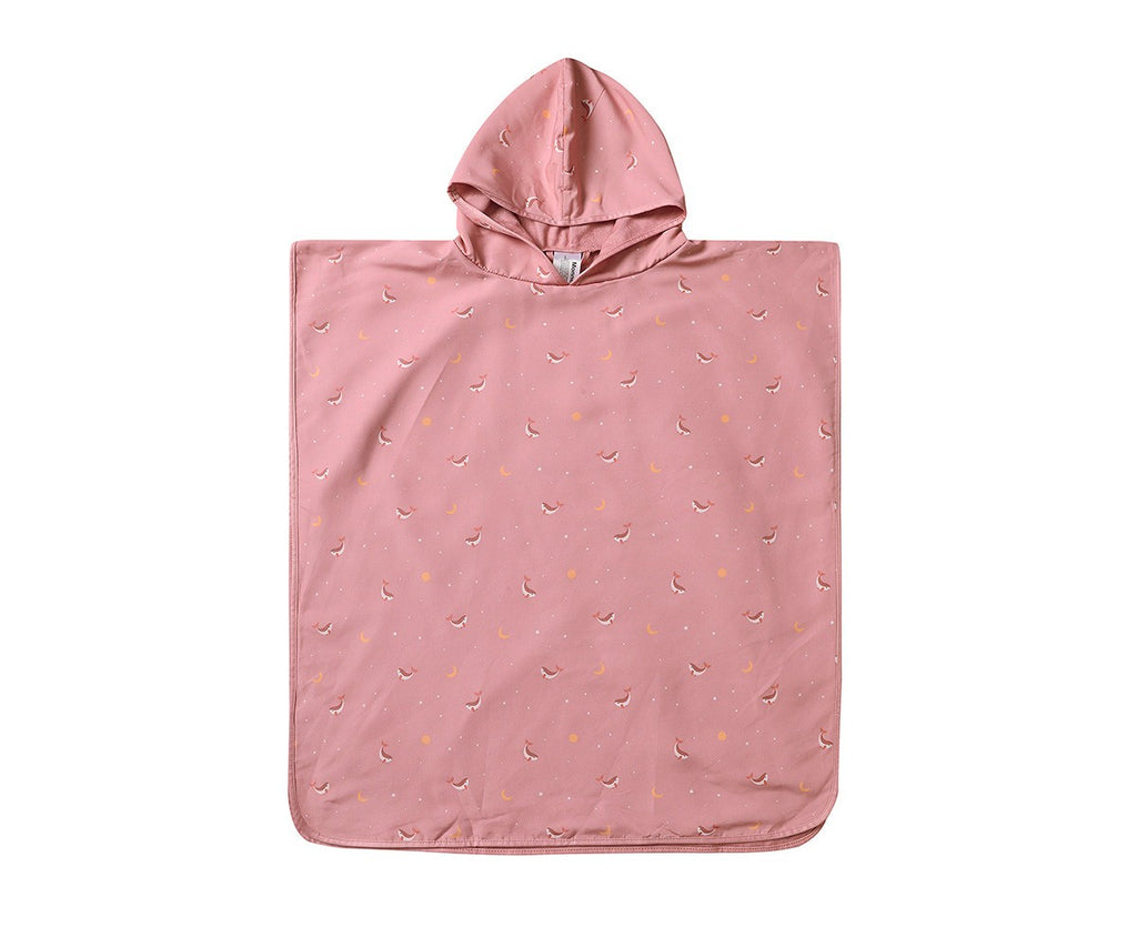 Poncho Monnëka Whale Pink