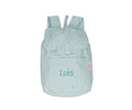 Mochila Tutete Pequeña Tela Dots Sage Personalizable