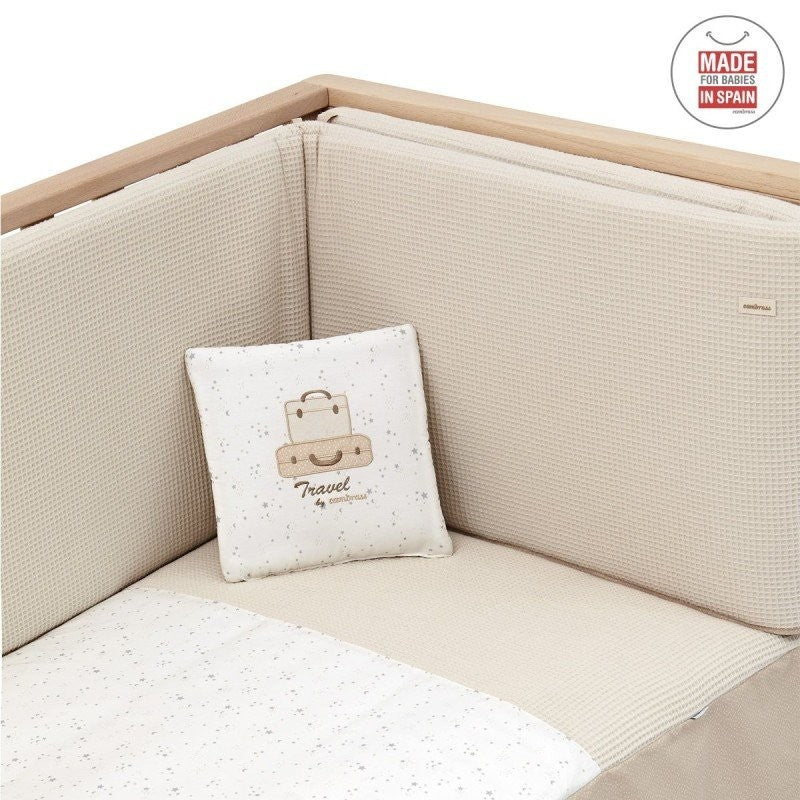 Colcha y Protector Cuna Cambrass Sky